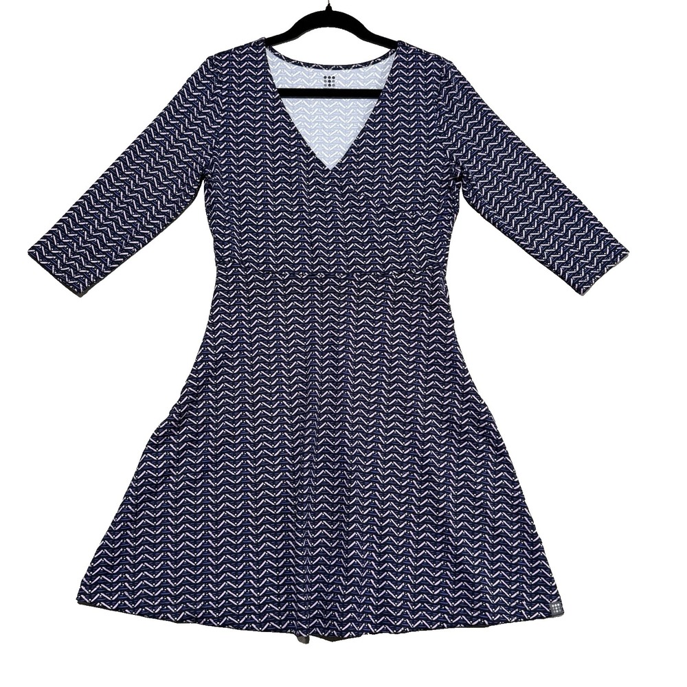 Title Nine Dream Wrap Dress Small Purple SwiftSnap at Hem Athleisure Tennis Core